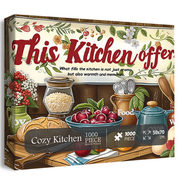 Accogliente puzzle da cucina puzzle 1000 pezzi
